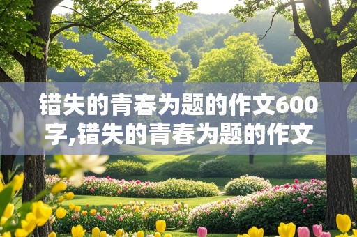 错失的青春为题的作文600字,错失的青春为题的作文600字初中