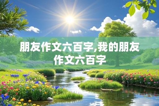 朋友作文六百字,我的朋友作文六百字