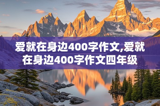 爱就在身边400字作文,爱就在身边400字作文四年级