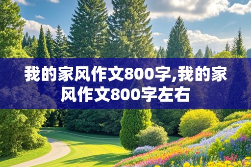 我的家风作文800字,我的家风作文800字左右