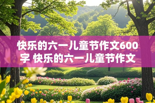 快乐的六一儿童节作文600字 快乐的六一儿童节作文600字以上