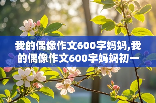 我的偶像作文600字妈妈,我的偶像作文600字妈妈初一