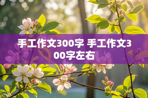 手工作文300字 手工作文300字左右