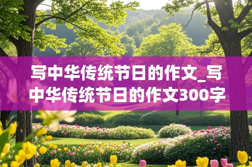 写中华传统节日的作文_写中华传统节日的作文300字三年级