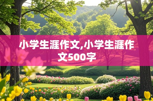 小学生涯作文,小学生涯作文500字