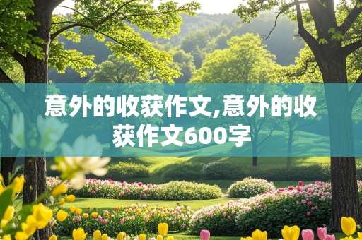 意外的收获作文,意外的收获作文600字