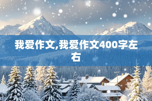 我爱作文,我爱作文400字左右