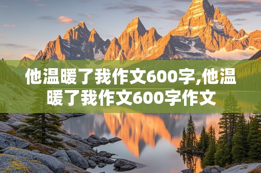 他温暖了我作文600字,他温暖了我作文600字作文