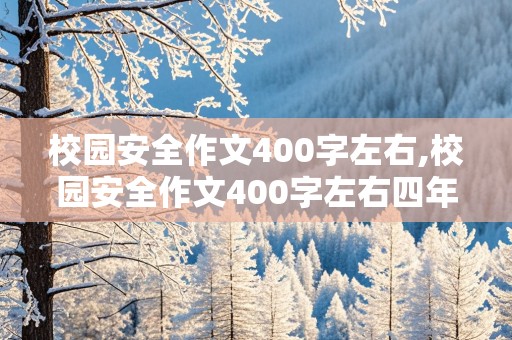 校园安全作文400字左右,校园安全作文400字左右四年级