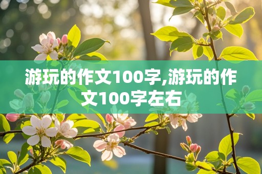 游玩的作文100字,游玩的作文100字左右