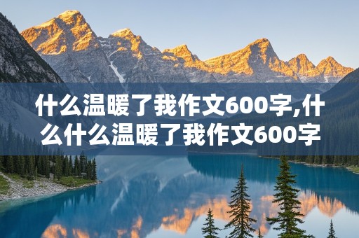 什么温暖了我作文600字,什么什么温暖了我作文600字