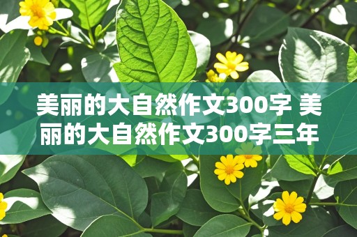 美丽的大自然作文300字 美丽的大自然作文300字三年级