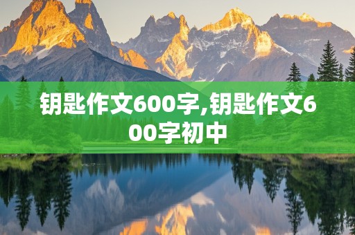 钥匙作文600字,钥匙作文600字初中