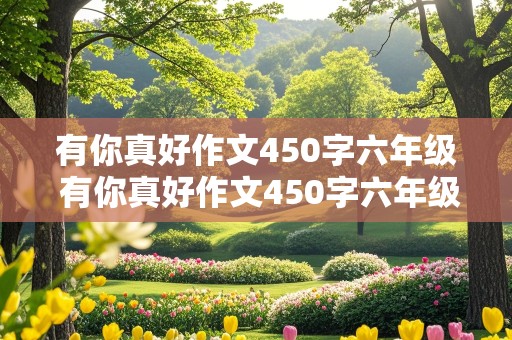 有你真好作文450字六年级 有你真好作文450字六年级上册