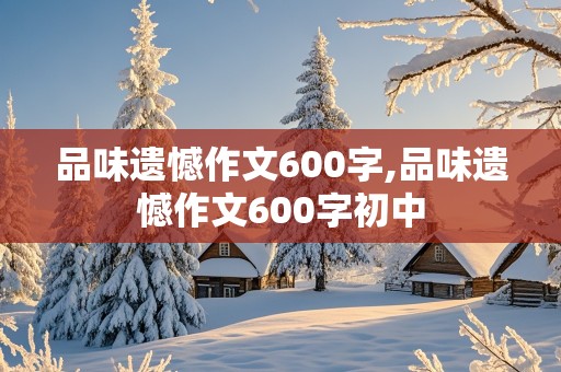 品味遗憾作文600字,品味遗憾作文600字初中