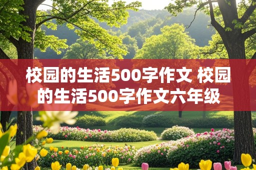 校园的生活500字作文 校园的生活500字作文六年级