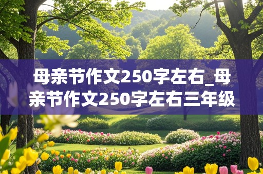 母亲节作文250字左右_母亲节作文250字左右三年级