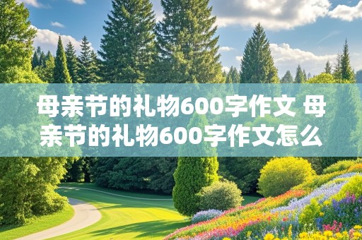 母亲节的礼物600字作文 母亲节的礼物600字作文怎么写