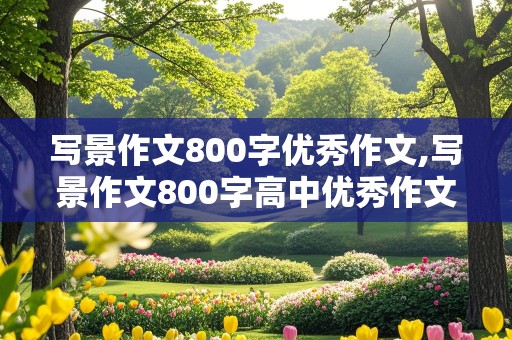 写景作文800字优秀作文,写景作文800字高中优秀作文