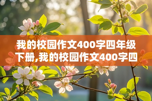 我的校园作文400字四年级下册,我的校园作文400字四年级下册第五单元