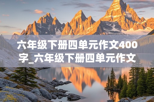 六年级下册四单元作文400字_六年级下册四单元作文400字左右