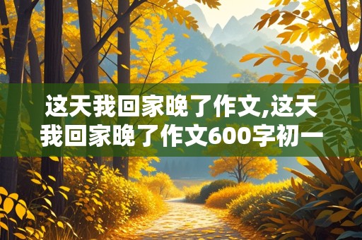 这天我回家晚了作文,这天我回家晚了作文600字初一