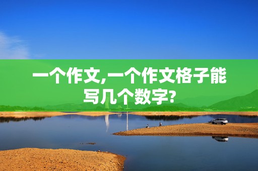 一个作文,一个作文格子能写几个数字?