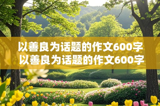 以善良为话题的作文600字 以善良为话题的作文600字初中作文