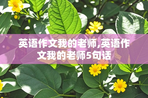 英语作文我的老师,英语作文我的老师5句话