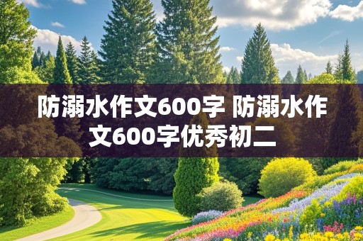 防溺水作文600字 防溺水作文600字优秀初二