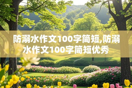 防溺水作文100字简短,防溺水作文100字简短优秀