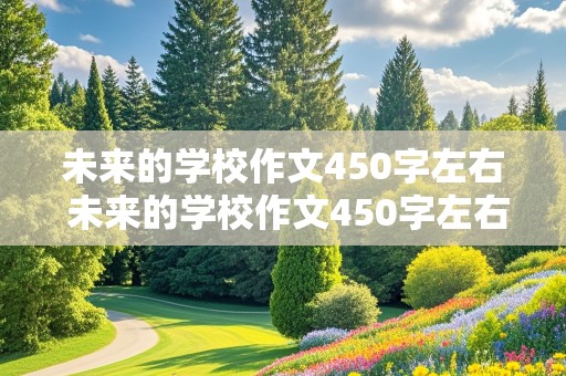 未来的学校作文450字左右 未来的学校作文450字左右六年级