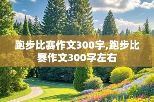 跑步比赛作文300字,跑步比赛作文300字左右