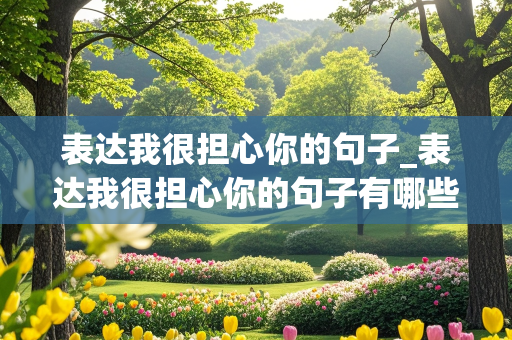 表达我很担心你的句子_表达我很担心你的句子有哪些