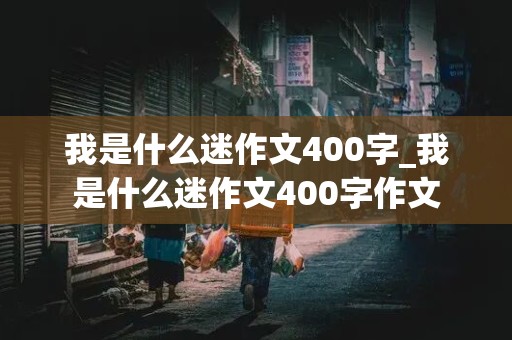 我是什么迷作文400字_我是什么迷作文400字作文