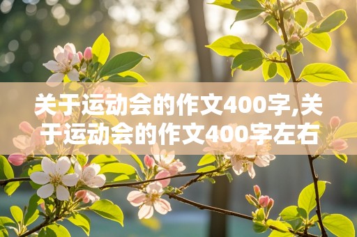 关于运动会的作文400字,关于运动会的作文400字左右