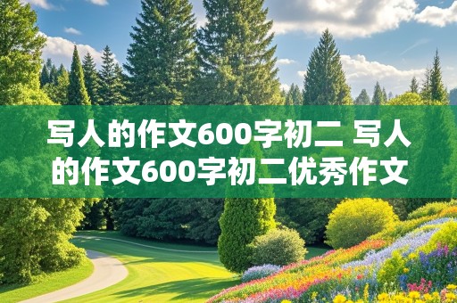 写人的作文600字初二 写人的作文600字初二优秀作文