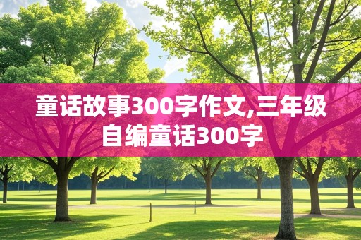 童话故事300字作文,三年级自编童话300字