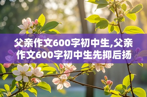 父亲作文600字初中生,父亲作文600字初中生先抑后扬