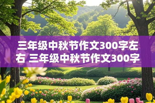 三年级中秋节作文300字左右 三年级中秋节作文300字左右范文