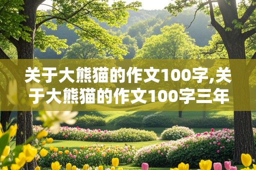 关于大熊猫的作文100字,关于大熊猫的作文100字三年级