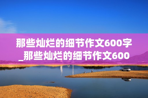 那些灿烂的细节作文600字_那些灿烂的细节作文600字左右