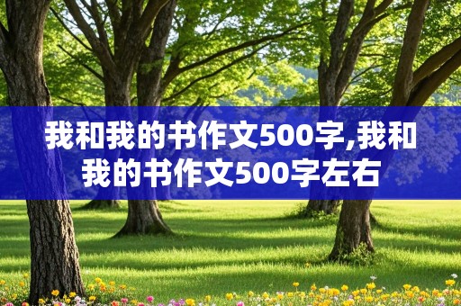 我和我的书作文500字,我和我的书作文500字左右