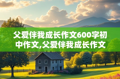 父爱伴我成长作文600字初中作文,父爱伴我成长作文600字初中作文怎么写