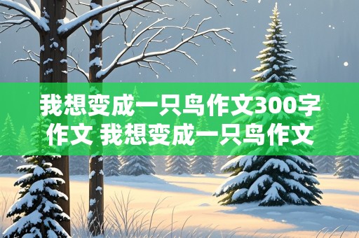 我想变成一只鸟作文300字作文 我想变成一只鸟作文300字作文怎么写