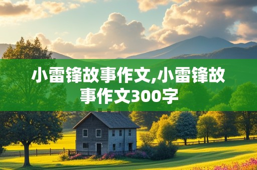 小雷锋故事作文,小雷锋故事作文300字