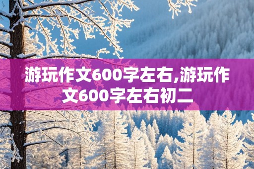 游玩作文600字左右,游玩作文600字左右初二