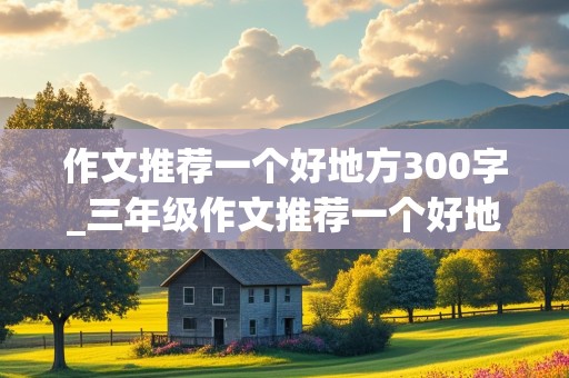 作文推荐一个好地方300字_三年级作文推荐一个好地方300字