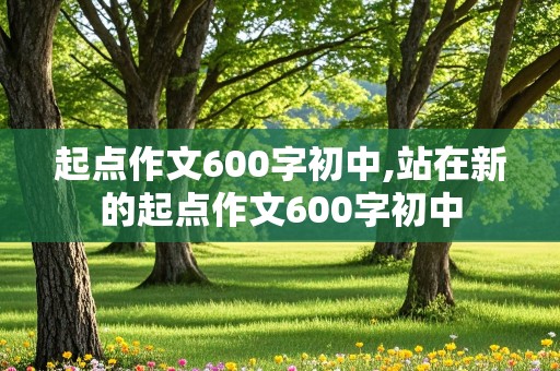 起点作文600字初中,站在新的起点作文600字初中