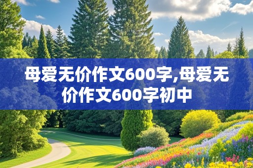 母爱无价作文600字,母爱无价作文600字初中